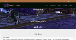 Desktop Screenshot of monstermatt2.net