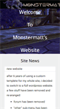 Mobile Screenshot of monstermatt2.net