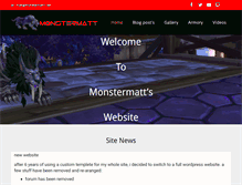 Tablet Screenshot of monstermatt2.net